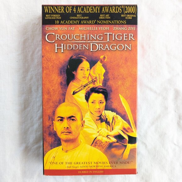 3/$15 Crouching Tiger Hidden Dragon (2000) VHS English dubbed - Picture 1 of 8